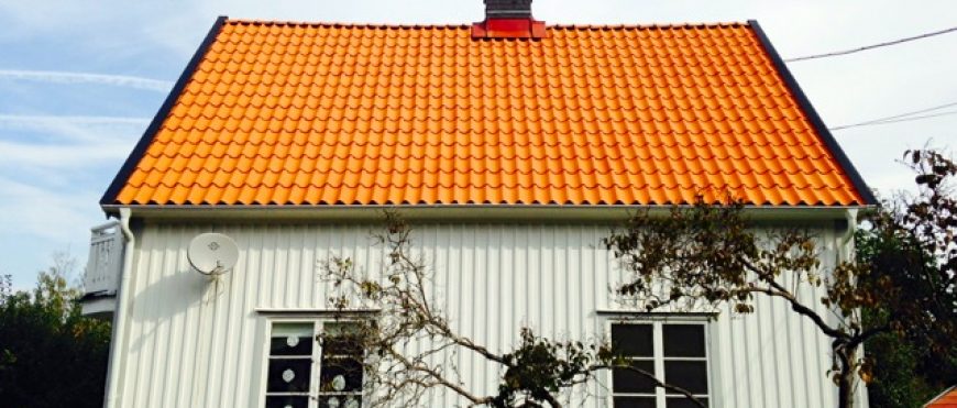 Takrenovering på Djurklovägen 5 i Bromma