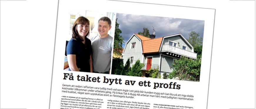 Få taket bytt av ett proffs